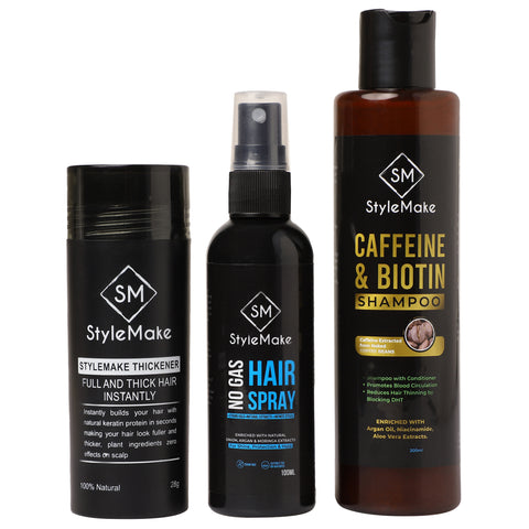 StyleMake | Shampoos | Serum | Hair Thickener | Hair Spray | Supplements