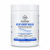 A white plastic bottle of StyleMake Professional RLM Hair Mask with a white label featuring blue and black text and graphics, set against a plain white background. StyleMake Professional RLM Hair Mask 1 L white tub for post-treatment hair care