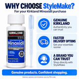 Kirkland Minoxidil 5% Extra Strength Hair Regrowth For Men, 6 Month Supply