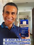Bollywood Actor Arif Zakaria is customer of StyleMake using Rogaine Minoxidil 5% in India from United States over several years. He buys original stuff from StyleMake.