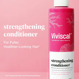 Viviscal Strengthening Conditioner 250ml with biotin, keratin, marine collagen and seaweed extract for lightweight hydration and reduced hair breakage, available in India at StyleMake.
