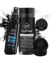 StyleMake Thickener Hair Fibers 28g + StyleMake Hair Lock Spray 100 ml + StyleMake Applicator / Pump — The Ultimate Trio