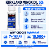Kirkland Minoxidil 5% Extra Strength Hair Regrowth For Men, 6 Month Supply