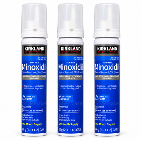 Kirkland 3 Month Supply Minoxidil 5% Foam Hair Regrowth For Men