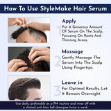 StyleMake Advanced Hair Regrowth Serum, BOOSTS HAIR GROWTH, REDUCEs HAIRFALL, StyleMake Rogaine, StyleMake Serum, StyleMake Thickener, StyleMake Hair Lock Spray, StyleMake hair fall serum for men and women, stylemake minoxidil, minoxidil for hair loss treatment
