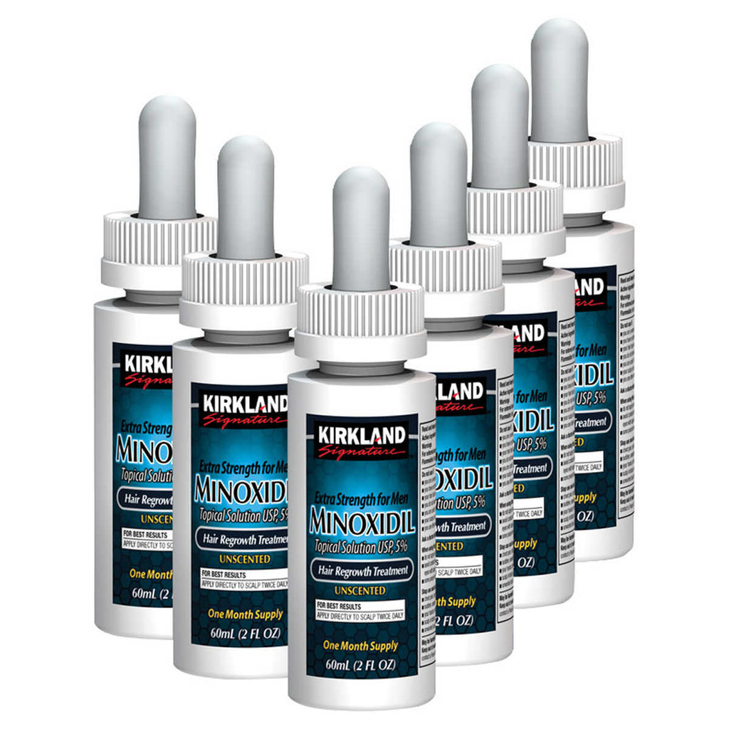 Kirkland Minoxidil 5 Extra Strength Hair Regrowth For Men 6 Month