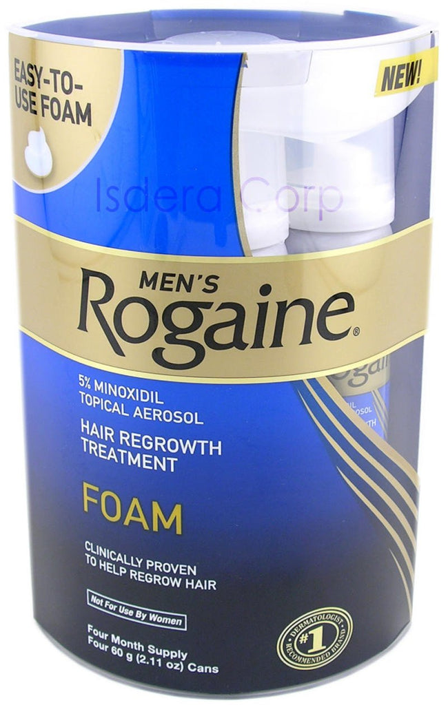 Kano krabbe Kort levetid 2 Month Supply Rogaine Foam 5% Minoxidil Men Hair Loss – STYLEMAKE